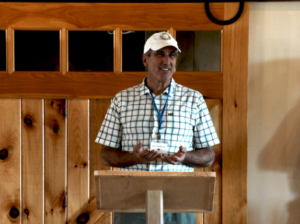 Steve McMenamin, a mushroom grower from Greenwich